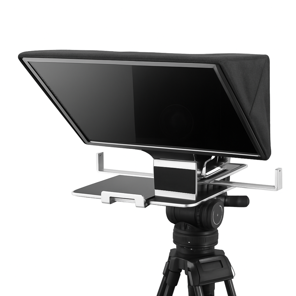 The 16" Teleprompter — Speak to Camera Without Losing Your Place
